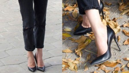 Leather womens shoes