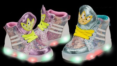 Baskets lumineuses pour enfants