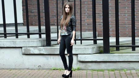 Shoes with thick heels