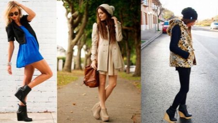 Wedge ankle boots