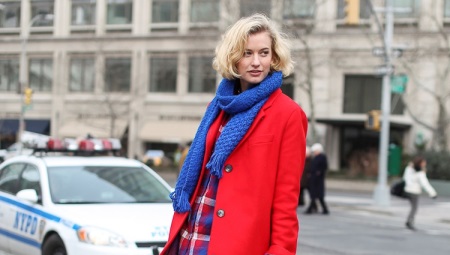 Blue scarf