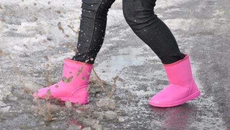 Rubber ugg boots