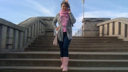 Pink ugg boots