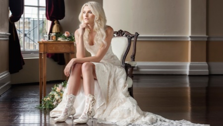Wedding ankle boots