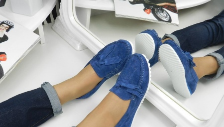 Suede loafers