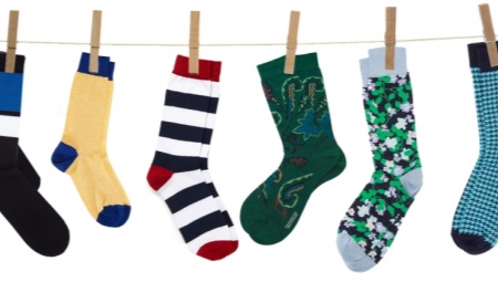 Colored socks
