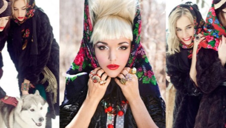 Clothes in Russian style
