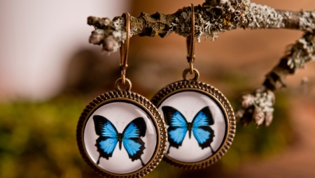 Boucles d'oreilles papillon