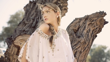 Boho chic style in clothes