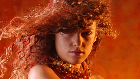 Amber beads