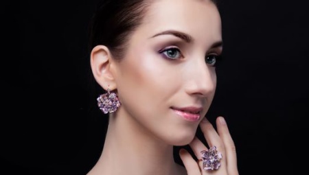 Bague avec améthyste