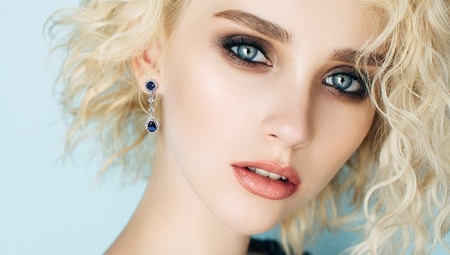 Sapphire earrings