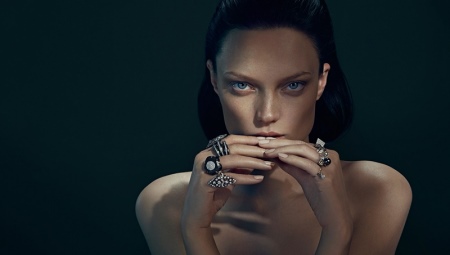 Wide silver rings