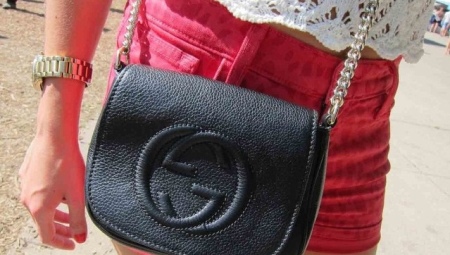 Women's leather shoulder bags