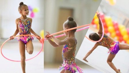 Justaucorps couture pour la gymnastique rythmique