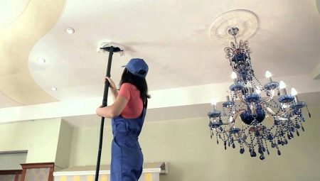 How to clean a stretch ceiling?