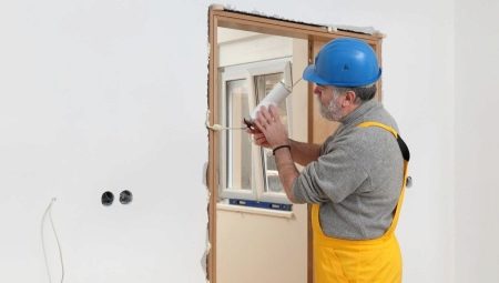 How to wipe the polyurethane foam from the door?