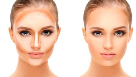Règles de contour du visage rond: instructions et recommandations étape par étape