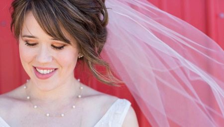 Ideas for wedding hairstyles with a veil for short hair