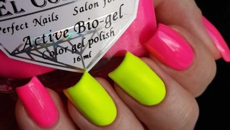 How to decorate your nails beautifully in acid colors?