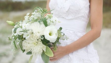 How to choose a white bouquet for a bride?