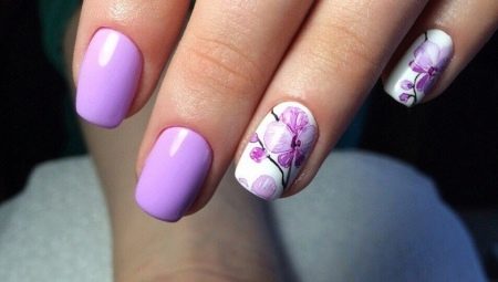 Lilac manicure: color specifics and fashion ideas