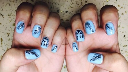 Dreamcatcher on nails: design and decor ideas