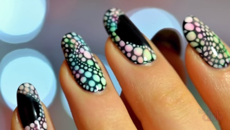 Circle manicure: design ideas and decor examples