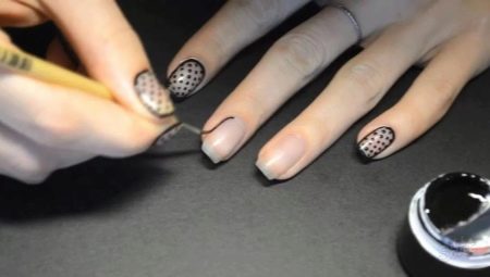 Manicure Veil - design ideas and tips