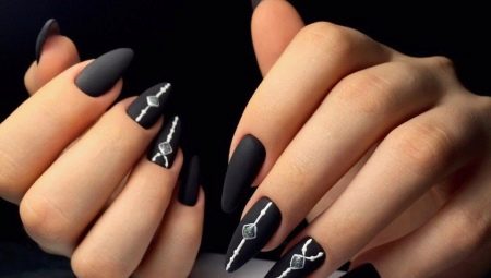 Ongles longs mats: caractéristiques et idées de design