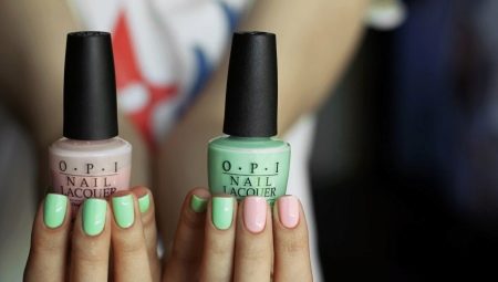 Fashion Trends for Pink Green Manicure