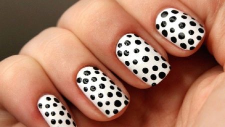 Stylish polka dot manicure design ideas