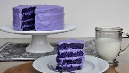 Purple wedding cake: unusual solutions and tips for choosing