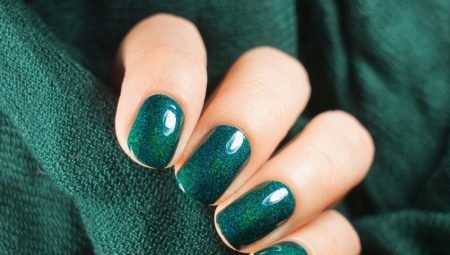 Green manicure design options