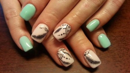 Boho manicure design ideas