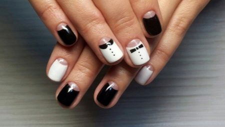 How to make a moon manicure with gel polish?
