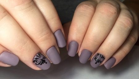 How to make a matte manicure with gel polish?