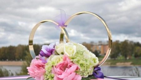 Making rings on a car for a wedding, creating and installing them