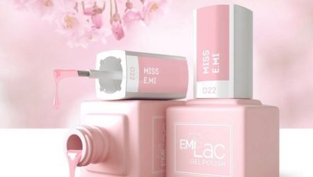 Features and palette of shades of E.MiLac gel polish