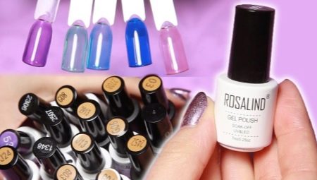 The palette of shades and features of applying Rosalind gel varnishes