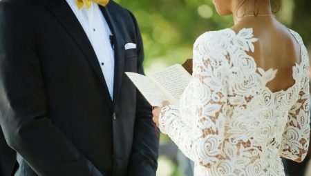 Wedding vows: features and tips for writing a speech