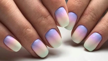 Stylish ombre manicure design options