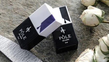 Caractéristiques et palette de couleurs des vernis gel Pole