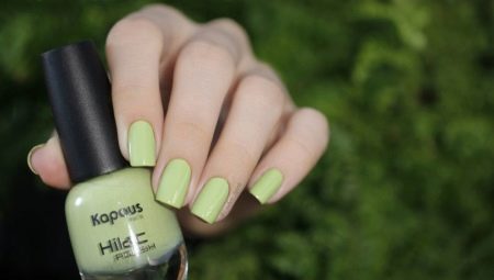 Features and color palette of Kapous nail polishes