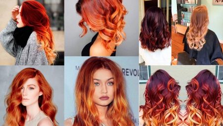 Balayage on red hair