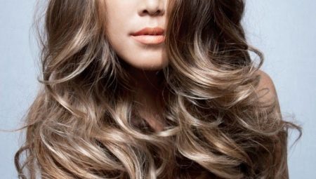 Balayage on dark blond hair