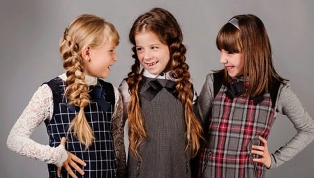 We make hairstyles for school from long hair