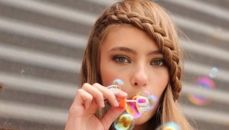 How to braid your bangs beautifully?
