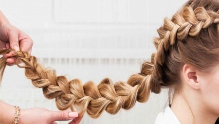 How to weave two French braids and style them into a hairstyle?