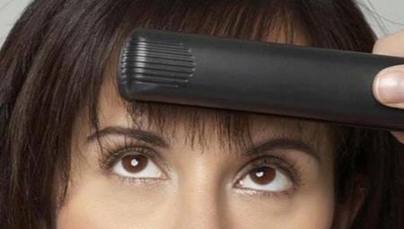 How to straighten your bangs correctly?